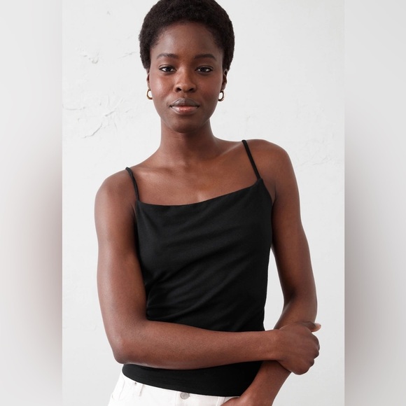 Banana Republic Black Spaghetti Strap Bodysuit - Size S - Picture 2 of 12